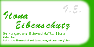 ilona eibenschutz business card